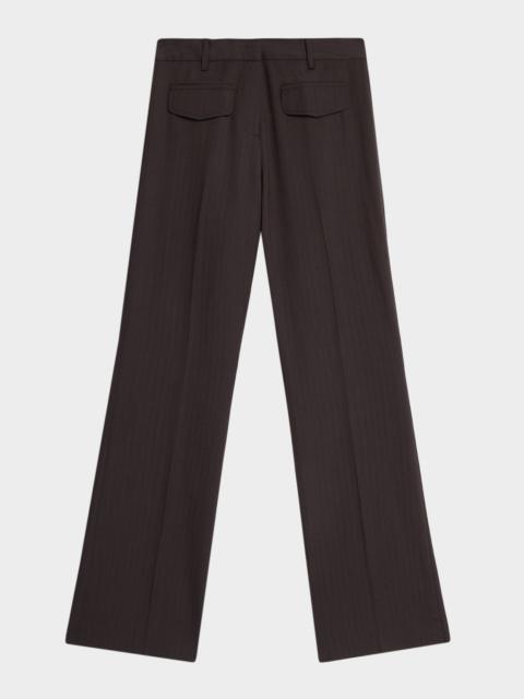 Wynn Hamlyn Low-Rise Utility Trousers