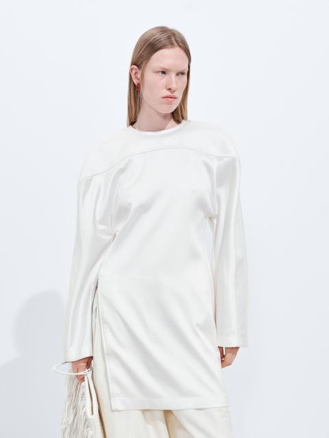 Bottega Veneta Wool And Silk Satin Top
