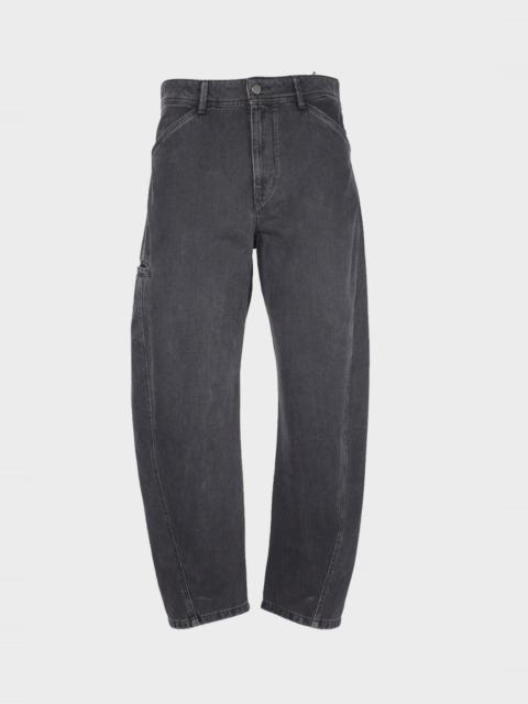 Lemaire Twisted Workwear Pants - Denim Soft Bleached Black