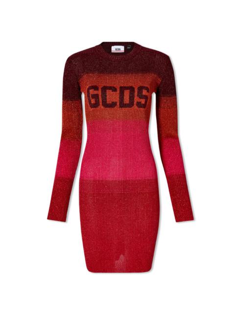 GCDS GCDS Degrade Lurex Knit Dress