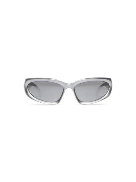BALENCIAGA swift oval sunglasses