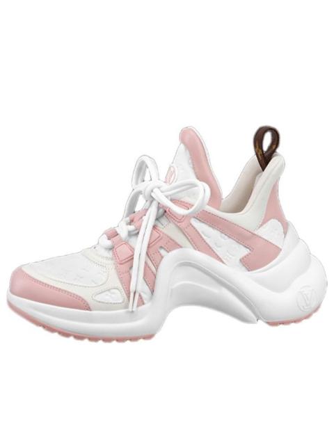 Louis Vuitton (WMNS) LOUIS VUITTON LV Archlight Sneakers 'White Pink' 1ABP74