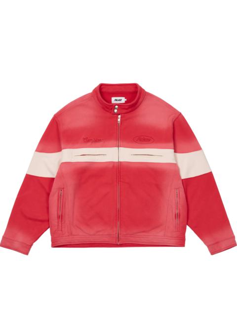 PALACE WASHED MOTO JACKET TRUEST RED