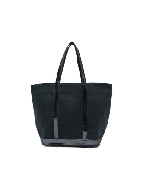 Vanessa Bruno large Cabas sequin-embellished tote bag