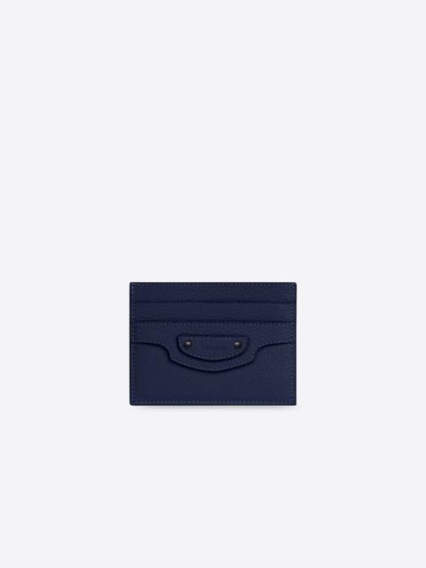 BALENCIAGA Men's Neo Classic Card Holder in Blue