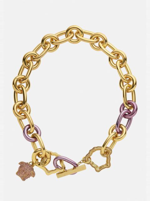 VERSACE Crystal La Medusa necklace