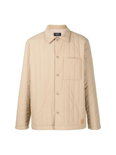 A.P.C. Hugo quilted jacket