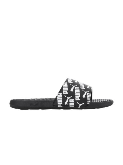 Cool Cat Bold 2 Slide 'Allover Logo - Black White'