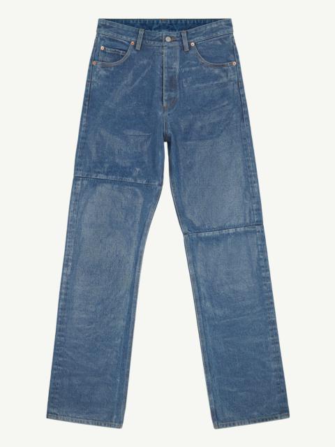 MM6 Maison Margiela Coated tapered jeans