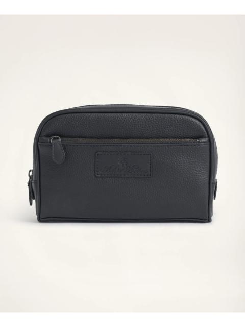 Brooks Brothers Pebbled Leather Dopp Kit