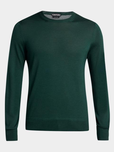 TOM FORD Men's Lyocell and Cotton Long-Sleeve T-Shirt