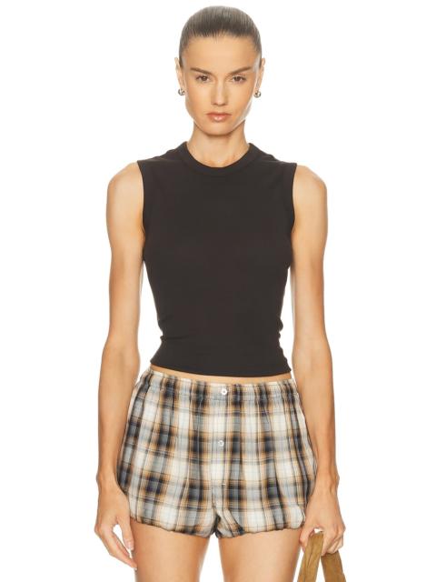 Enza Costa Supima Cotton New Classic Sleeveless Top