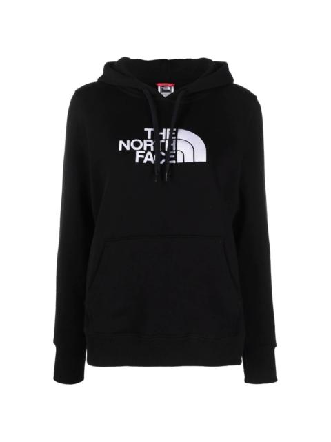 The North Face embroidered-logo drawstring hoodie