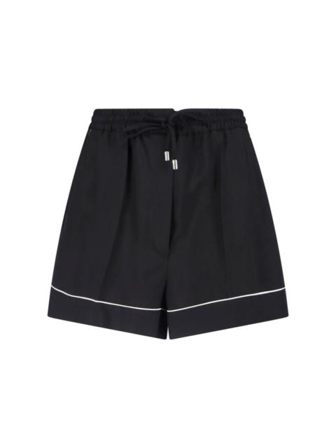 Sportmax VISCOSE SATIN SHORTS