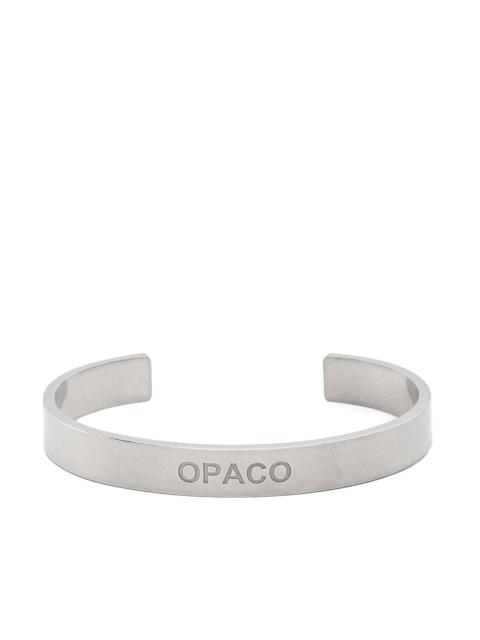 MM6 Maison Margiela Numeric engraved cuff bracelet