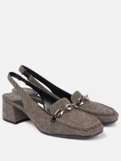 JIMMY CHOO Diamond Tilda 45 slingback pumps
