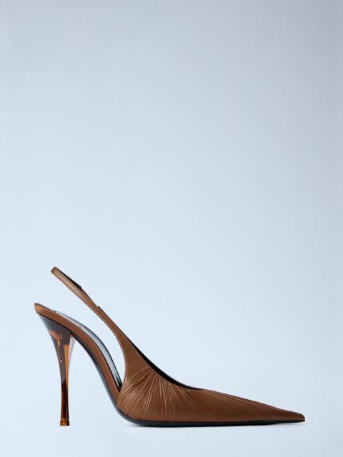 SAINT LAURENT Slingback Stiletto Heels