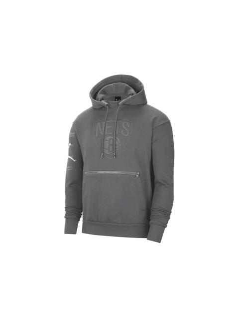 Jordan Jordan NBA Brooklyn Nets Courtside Statement Hoodie Grey