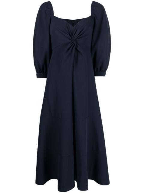 Cinq à Sept Kristina bishop-sleeves midi dress