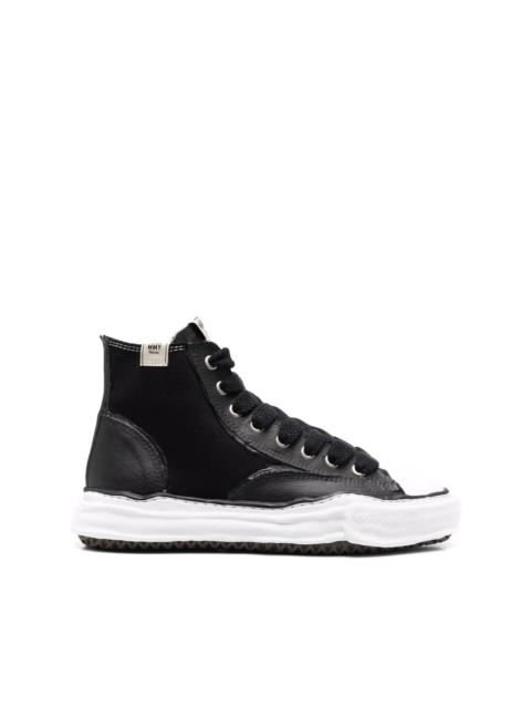 Maison MIHARAYASUHIRO high-top raw-cut sneakers