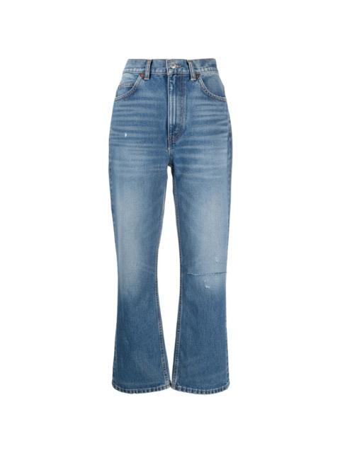 RE/DONE high-rise flared jeans