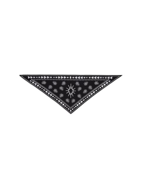 Marcelo Burlon County Of Milan Bandana knitted scarf