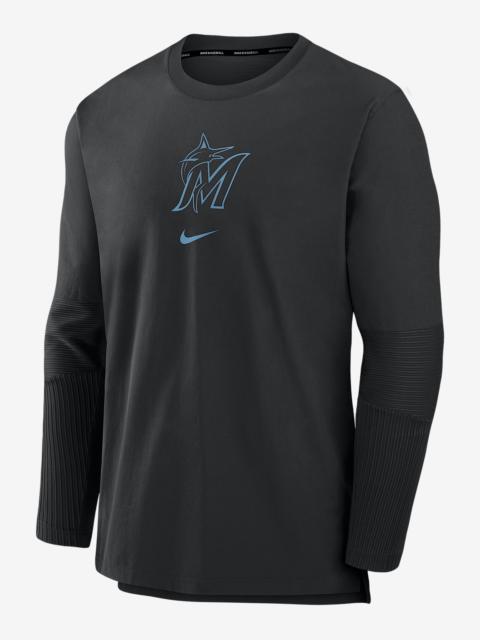 Nike Miami Marlins Authentic Collection Player Men's Nike Dri-FIT MLB Pullover Jacket