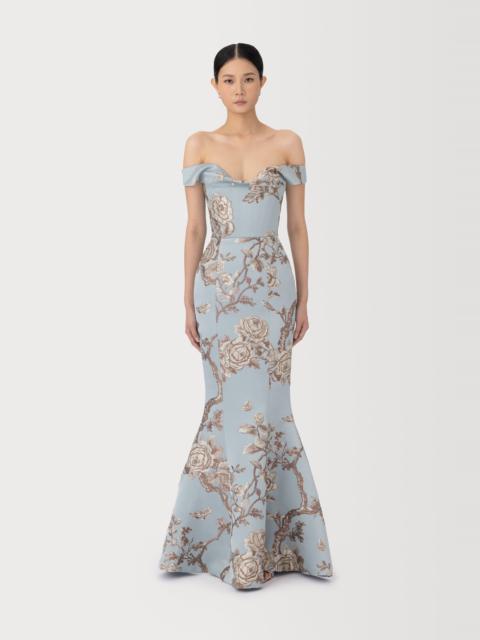 SAU LEE NATALYA BROCADE GOWN