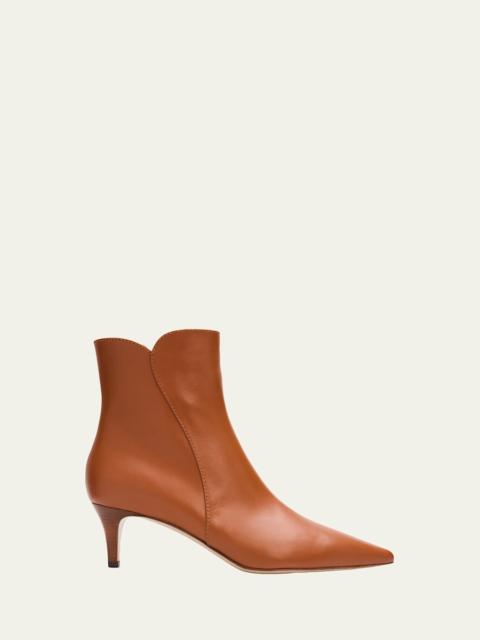 Gianvito Rossi 55mm Nappa Leather Ankle Boots