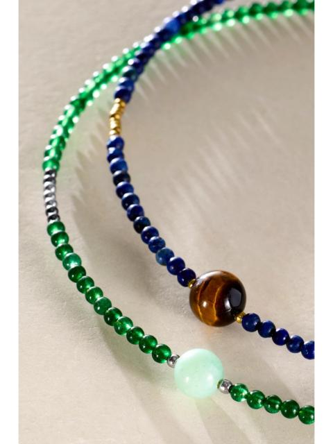 FREE PEOPLE Aria Gold Plated Structured Necklace