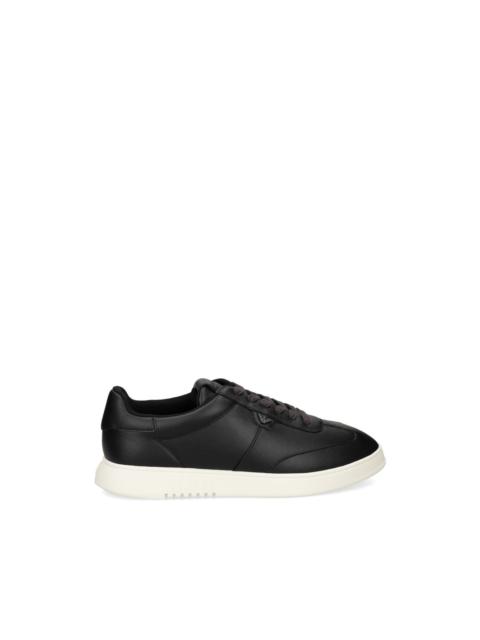 EMPORIO ARMANI logo-plaque leather sneakers