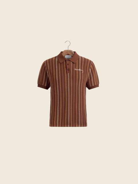 House of Sunny STRIPE KNITTED POLO