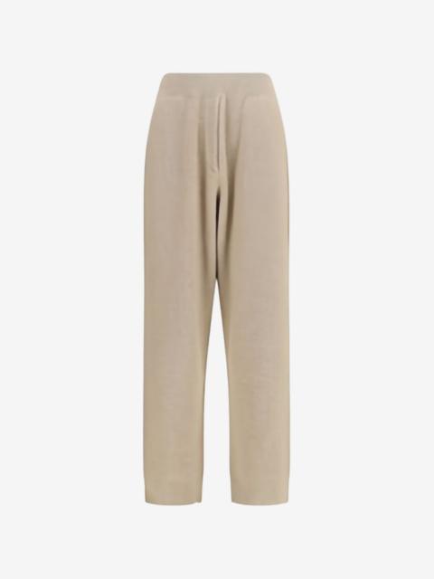 Brunello Cucinelli ribbed-knit cashmere trousers