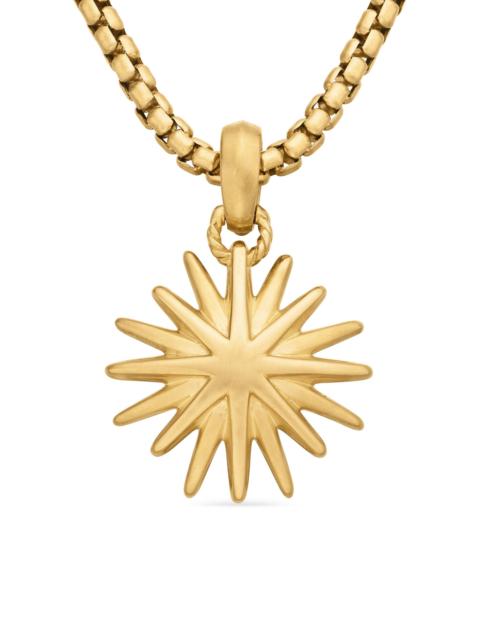 DAVID YURMAN Women's Starburst Charm in 18K Yellow Gold, 21.5MM - Gold