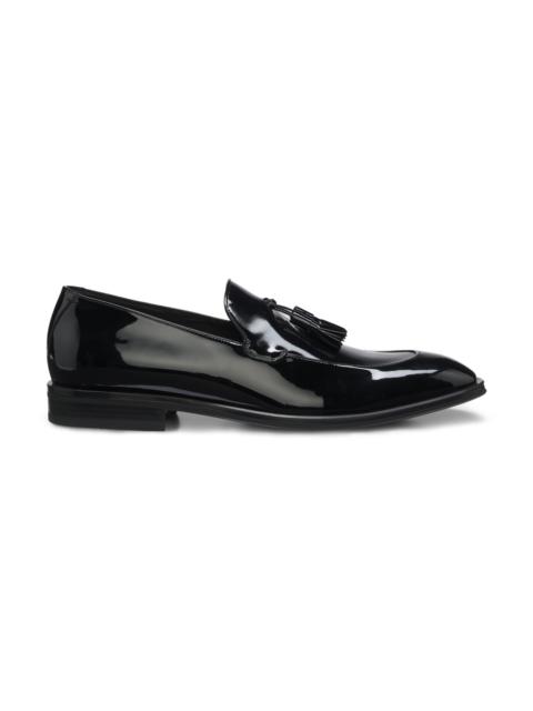 BOSS TASSEL LOAFERS IN PATENT FAUX LEATHER