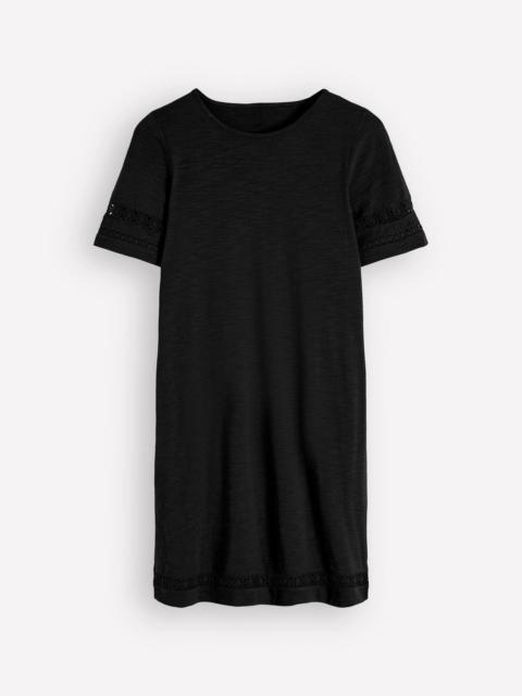 BODEN Hattie Jersey T-shirt Dress-Black