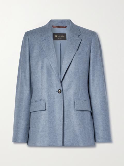 Loro Piana Dorina Cashmere-flannel Blazer