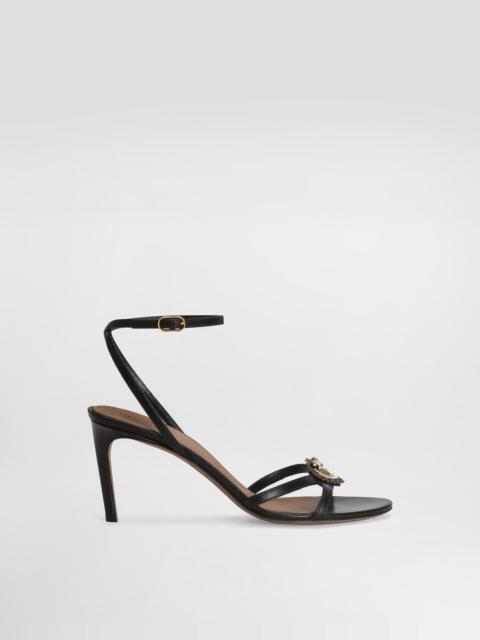 Dolce & Gabbana Devotion calfskin sandals