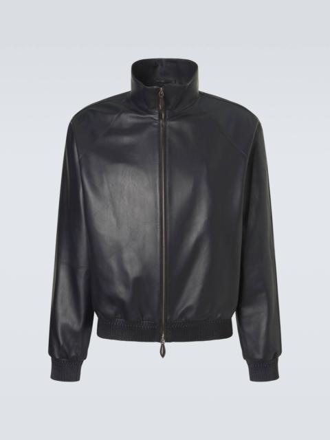 Berluti Leather blouson jacket