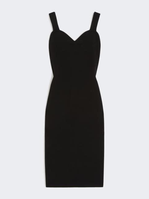ワンピース Max Mara ELAM - Pinstripe wool cloth dress Pinstripe woollen cloth dress, black white | 