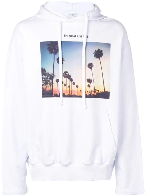 ih nom uh nit sunset print hoodie