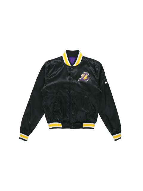 Nike NBA Los Angeles Lakers Reversible Sports Jacket Black AV3544-010
