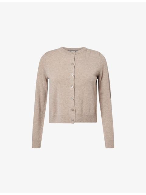 WEEKEND Max Mara Nebbia Round-Neck Wool And Cashmere Cardigan