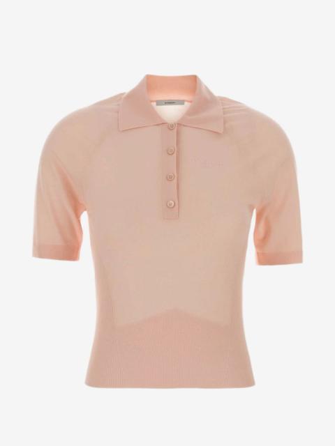 Givenchy short-sleeve cropped polo shirt