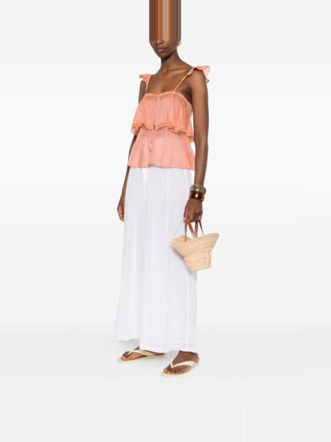 forte_forte Voile cotton and silk trousers