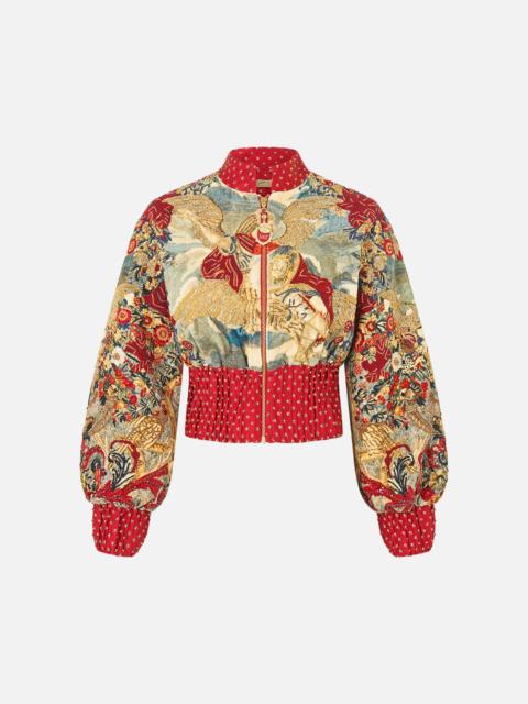CAMILLA CROPPED BOMBER JACKET MEET ME AT THE MET
