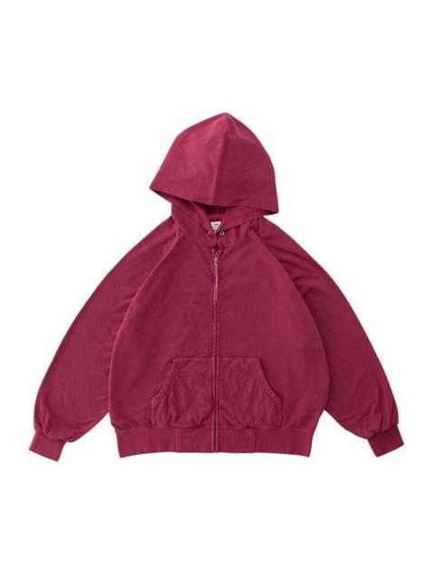 visvim JW HOODIE F.Z. RUMPLED RED