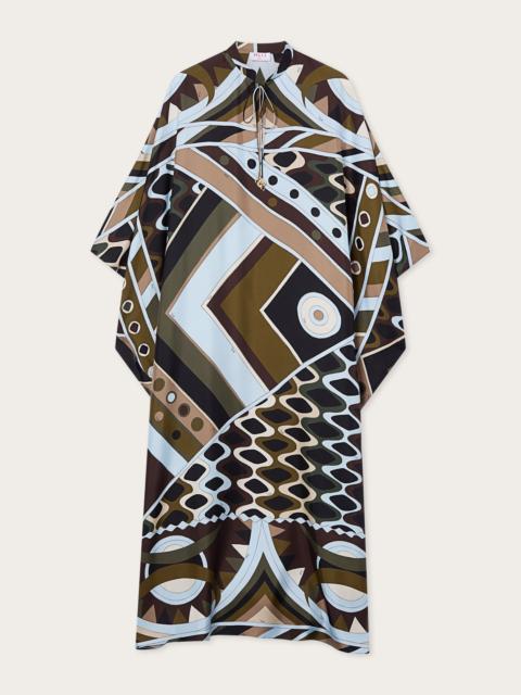 PUCCI VIVARA PRINT SILK KAFTAN