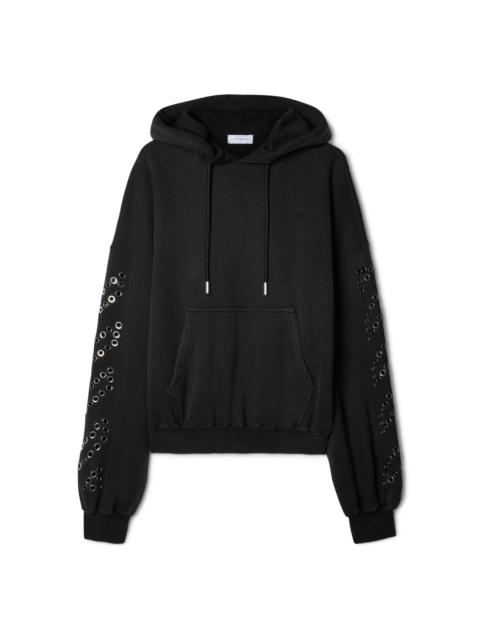 Off-White Eyelet Diags Over Hoodie