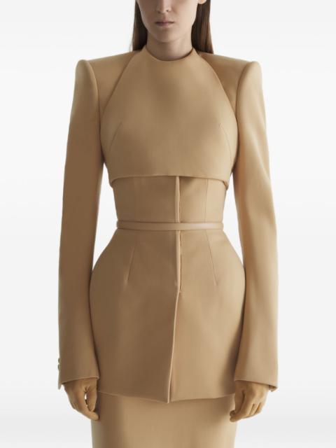MUGLER layered jacket